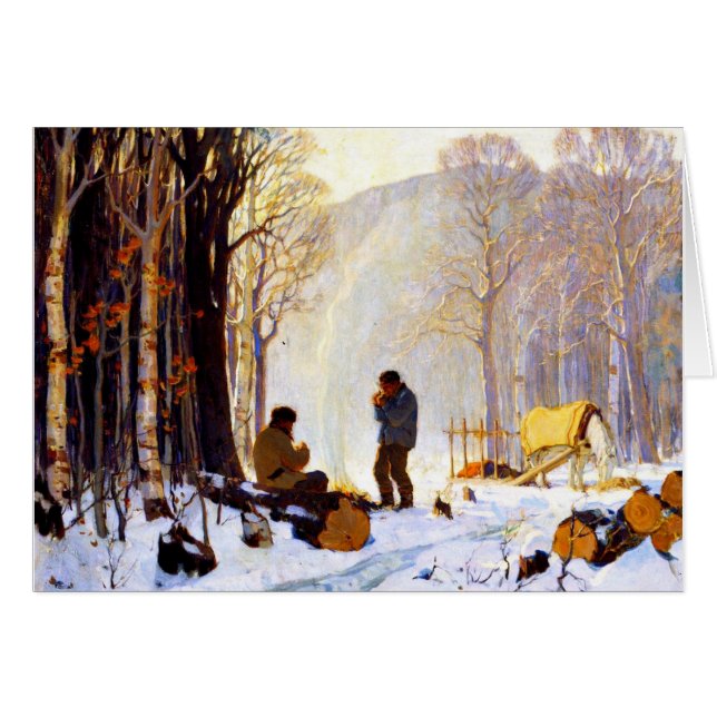 Vroege ochtend in de Bossen (Voorkant Horizontaal)