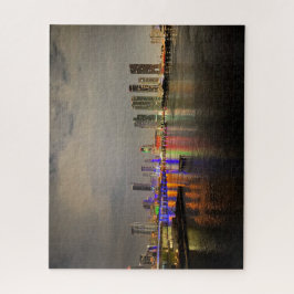 Vroege ochtend in de haven van Miami, Florida Jigz Legpuzzel