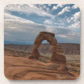 Vroege ochtend in Delicate Arch Onderzetter (Voorkant)