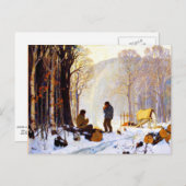 Vroege Ochtend in het Bos Briefkaart (Voorkant / Achterkant)