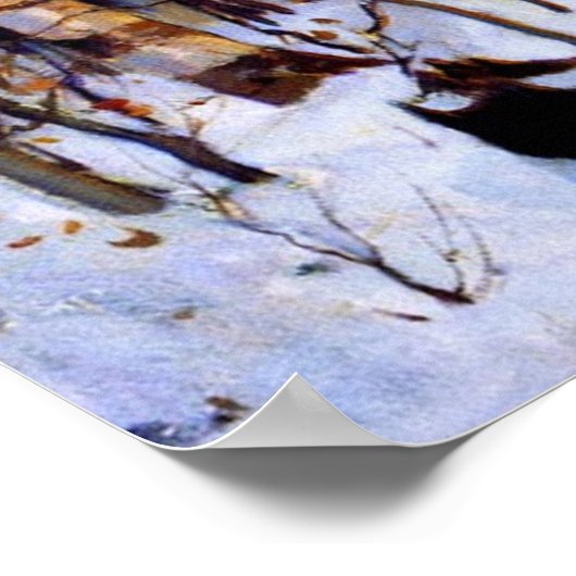 Vroege Ochtend in het Bos Poster (Hoek)