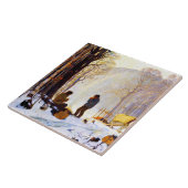 Vroege Ochtend in het Bos Tegeltje (Zijkant)