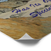 Vroege ochtend in het strand poster (Hoek)