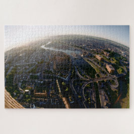 Vroege ochtend over Bristol. Legpuzzel