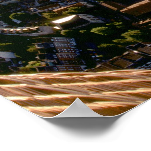 Vroege ochtend over Bristol. Poster (Hoek)