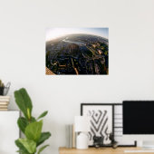 Vroege ochtend over Bristol. Poster (Thuiskantoor)