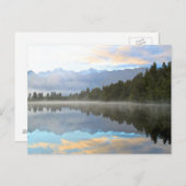 Vroege ochtend reflecteert het landschap briefkaart (Voorkant / Achterkant)