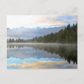 Vroege ochtend reflecteert het landschap briefkaart (Voorkant)