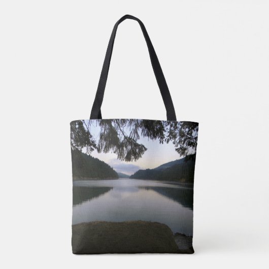 Vroege ochtend... tote bag (Achterkant)