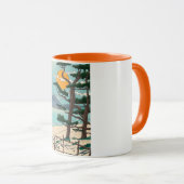 Vroege ochtend zangvogel mok (Voorkant rechts)