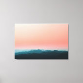 Vroege ochtendlagen canvas afdruk (Voorkant)