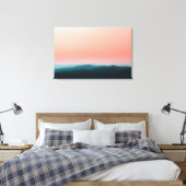 Vroege ochtendlagen canvas afdruk (Insitu (Slaapkamer))