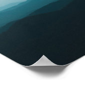 Vroege ochtendlagen poster (Hoek)