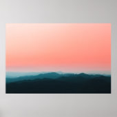 Vroege ochtendlagen poster (Voorkant)