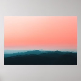 Vroege ochtendlagen poster