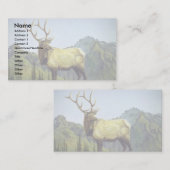 Vroege ochtendmist, Elk Visitekaartje (Voorkant / Achterkant)