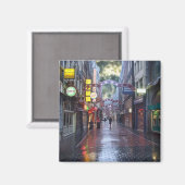 Vroege Ochtendregen — Amsterdam in november Magneet (Voorkant / Achterkant)