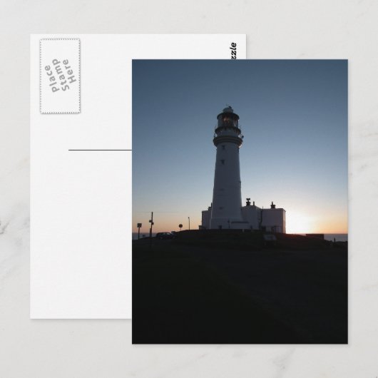 Vroege ochtendverlichting briefkaart (Voorkant / Achterkant)