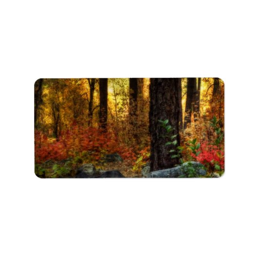 vroege ochtendwandeling etiket (Voorkant)