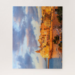 Vroege ochtendzonneschijn, Sitges, Spanje Legpuzzel