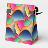 Vroege paasachtige Folie kleurrijke gradiënt 4 paa Bedankdoosjes (Achterkant)