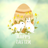 Vroege paasbundels paaswinkel raamsticker (Vel 3)