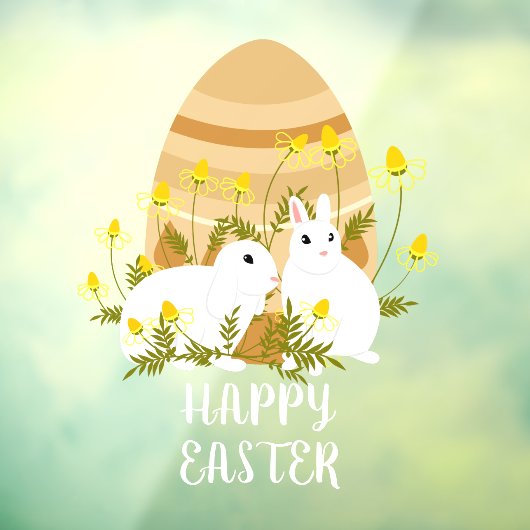 Vroege paasbundels paaswinkel raamsticker (Vel 3)