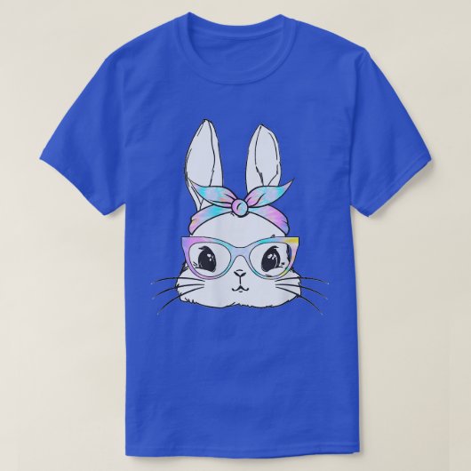 Vroege paasdag 2022 Bunny Face Rainbow Leopard G T-shirt (Design voorkant)