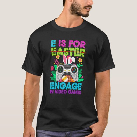 Vroege paasdag voor bundelgame-controller t-shirt (Voorkant)