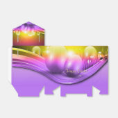 Vroege paaskleurige eierentestvaten bedankdoosjes (Uitgevouwen)