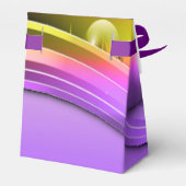 Vroege paaskleurige eierentestvaten bedankdoosjes (Achterkant)