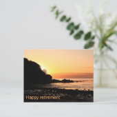 Vroege pensionering in Schotland Briefkaart (Staand voorkant)