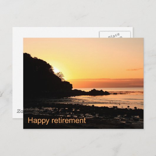 Vroege pensionering in Schotland Briefkaart (Voorkant / Achterkant)