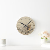 Vroege pruimbloesems met Nishimura Goun, Owl Art Ronde Klok (Huis)