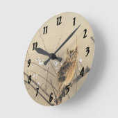 Vroege pruimbloesems van Nishimura Goun,  Owl Ronde Klok (Hoek)