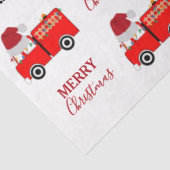 Vroege Red Fire Truck — Aangepaste naam Tissuepapier (Detail)