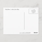 Vroege risico's briefkaart (Achterkant)