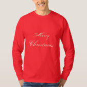 Vroege Rode feestdag met kerst, lange hoes, T-shir T-shirt (Voorkant)