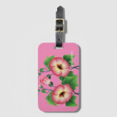 Vroege roze bloemen Thunder_Cove Bagagelabel (Voorkant (verticaal))