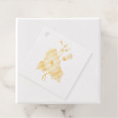 Vroege roze bloemen Thunder_Cove Bedankjes Labels (Met doos)