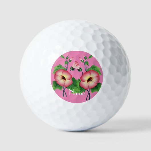 Vroege roze bloemen Thunder_Cove Golfballen (Voorkant)