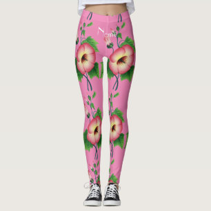 Vroege roze bloemen Thunder_Cove Leggings