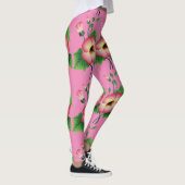 Vroege roze bloemen Thunder_Cove Leggings (Rechts)