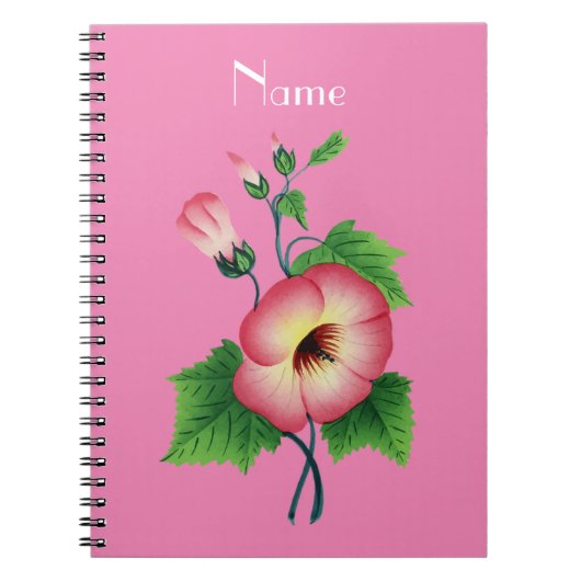 Vroege roze bloemen Thunder_Cove Notitieboek (Voorkant)