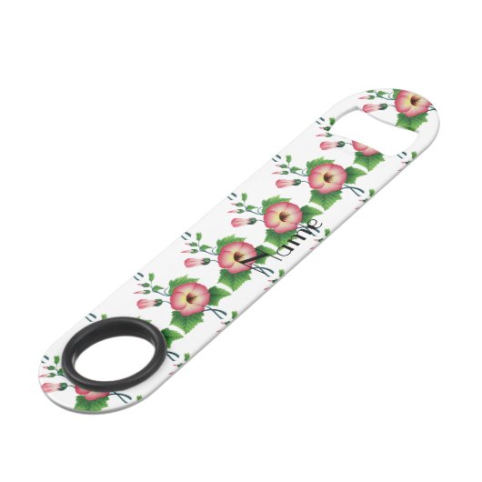 Vroege roze bloemen Thunder_Cove Speed Flessenopener (Voorkant Gekanteld)