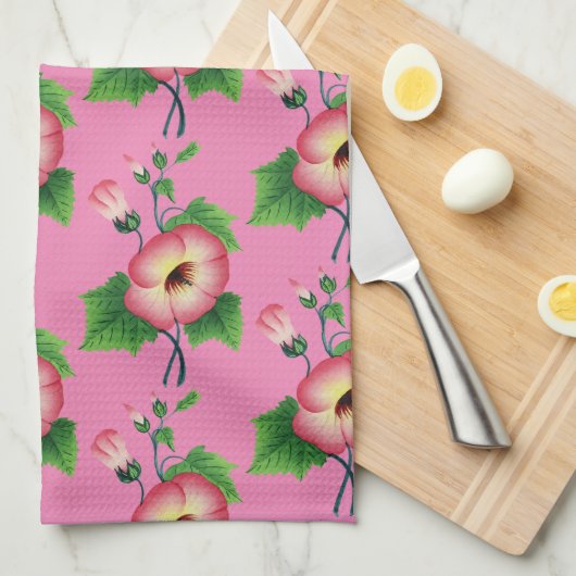 Vroege roze bloemen Thunder_Cove Theedoek (Quarter Fold)