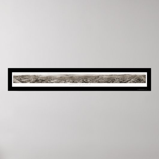 Vroege San Francisco Foto 1877 Poster (Voorkant)