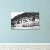 Vroege scène van Kodiak, Alaska-foto Canvas Afdruk (Insitu (Houten vloer))