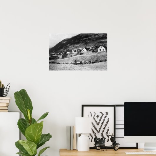 Vroege scène van Kodiak, Alaska-foto Poster (Thuiskantoor)