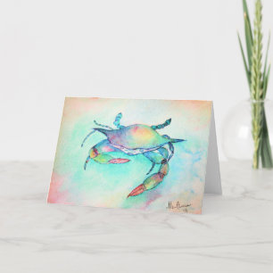 Vroege schilderijen van Alecia -"De blauwe krab" Kaart